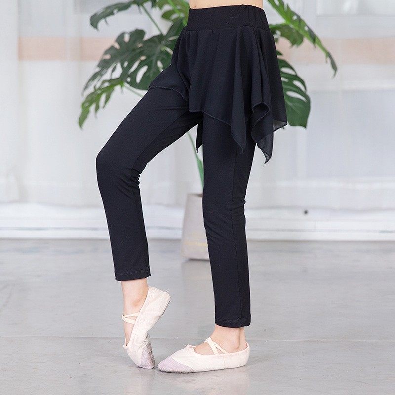 儿童舞蹈裤女童雪纺裙裤健美操裤紧身弹力练功裤打底裤拉丁舞蹈裤,运动/瑜伽/健身/球迷用品,广场舞套装,淘宝优惠券,粉丝福利购,淘宝优惠卷