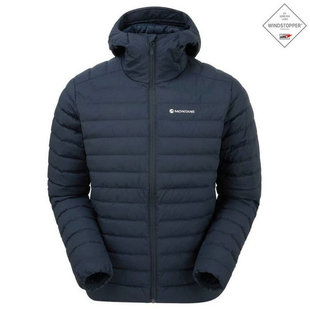 海淘MONTANE盟泰恩Resolve GTX防风保暖750蓬白标轻量连帽羽绒服