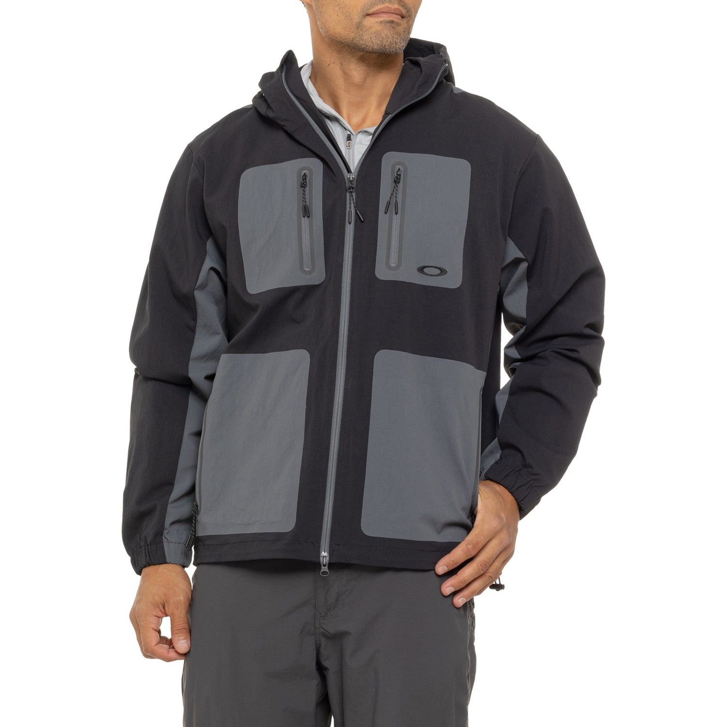 欧克利日潮防风透气软壳夹克外套