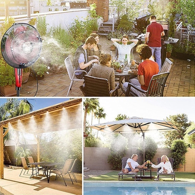 雾化冷却系统Misting system花园户外庭院草风扇喷雾套装