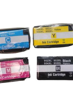 适用hp8714 8717 8724彩色墨盒955XL 952XL 954XL 953XL墨盒 墨水