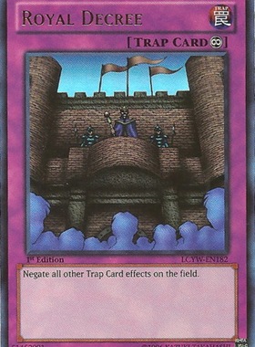 游戏王 美版 正版 - 王宫的通告 Royal Decree/金闪/LCYW