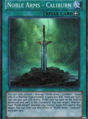 游戏王 美版 正版 - 圣剑 石中剑 Noble Arms/面闪/CBLZ