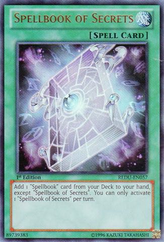 游戏王 美版 正版 - 奥义之魔导书 Spellbook of/金闪/REDU