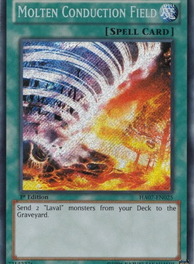 游戏王 美版 正版 - 炎热传导场 Molten Conduction/银碎/HA07