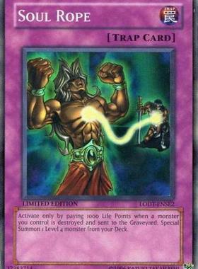 游戏王 美版 正版 - 魂之纲 Soul Rope/面闪/LODT