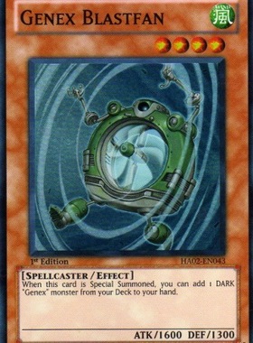 游戏王 美版 正版 - 次世代鼓风人 Genex Blastfan/面闪/HA02