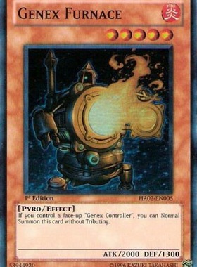 游戏王 美版 正版 - 次世代热炉人 Genex Furnace/面闪/HA02