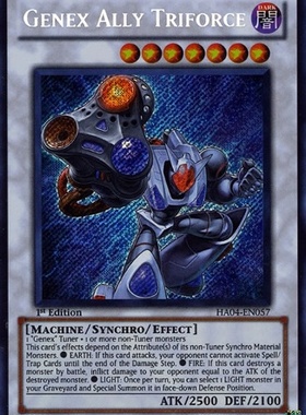 游戏王 美版 正版 - 盟军 次世代三力人 Genex Ally/银碎/HA04