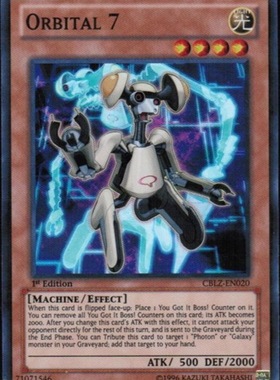 游戏王 美版 正版 - 轨道 7 Orbital 7/面闪/CBLZ
