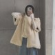 显瘦简单保暖毛绒短袖 冬季 外套 潮流时尚 舒适百搭时尚 新款 韩国代购
