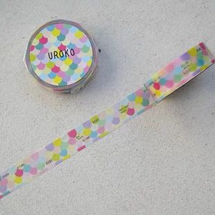 半米分装|日本 UROKO color 彩色鱼鳞 和纸胶带 mt承制