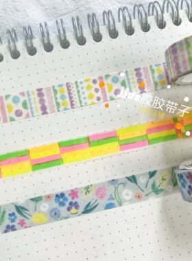 半米分装mt吉祥寺文具博览会限定东急百货店荧光春色日本和纸胶带