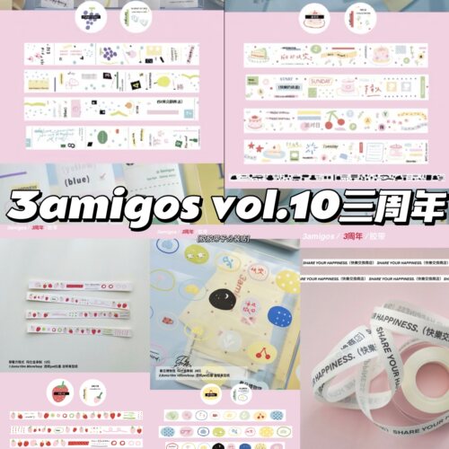 3amigos派对日funnystory春日博物馆草莓方程快乐交换商店和纸