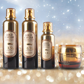 skinfood思亲肤黄金鱼子酱胶原蛋白爽肤水精华眼霜面霜紧致弹力