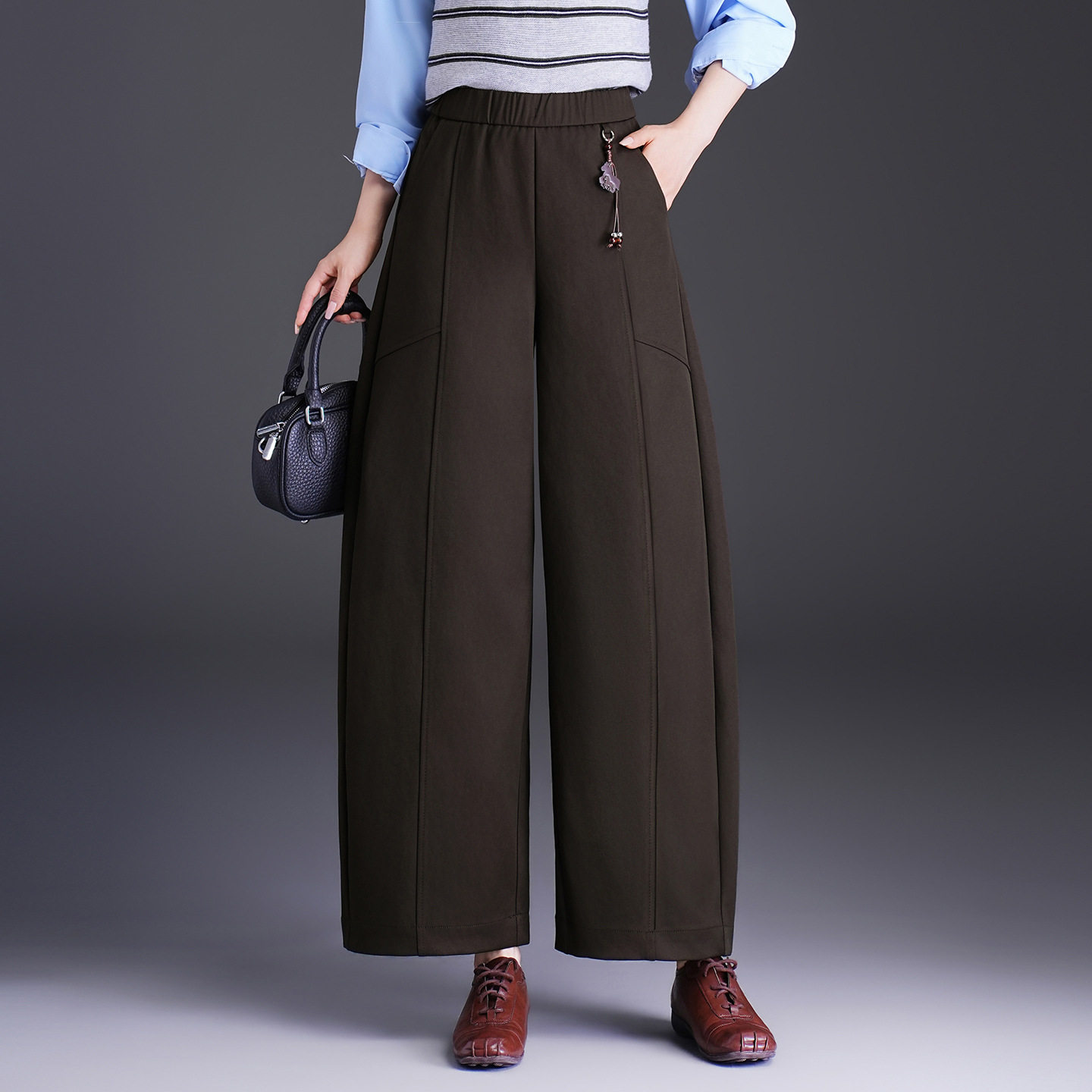 宾利酷堡女裤女弯刀裤女2026秋冬