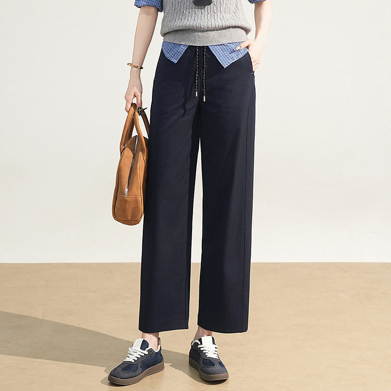 宾利酷堡女裤女姜黄色香蕉裤女2025春秋新款直筒运动裤垂感高腰软,女装/女士精品,休闲裤,淘宝优惠券,粉丝福利购,淘宝优惠卷