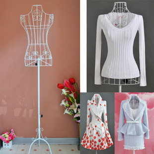 铁艺新款金属刊物欧式穿衣架立体展示架服装拍摄道具女装模特架
