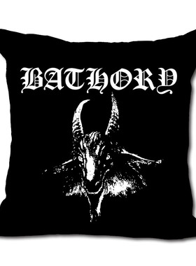 乐队抱枕靠垫 黑金属 吸血鬼女伯爵 bathory乐队抱枕靠垫 包邮