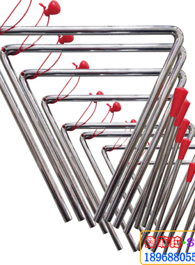 优质三角铁4567891012寸幼儿园儿童奥尔夫专业打击乐器三角铃