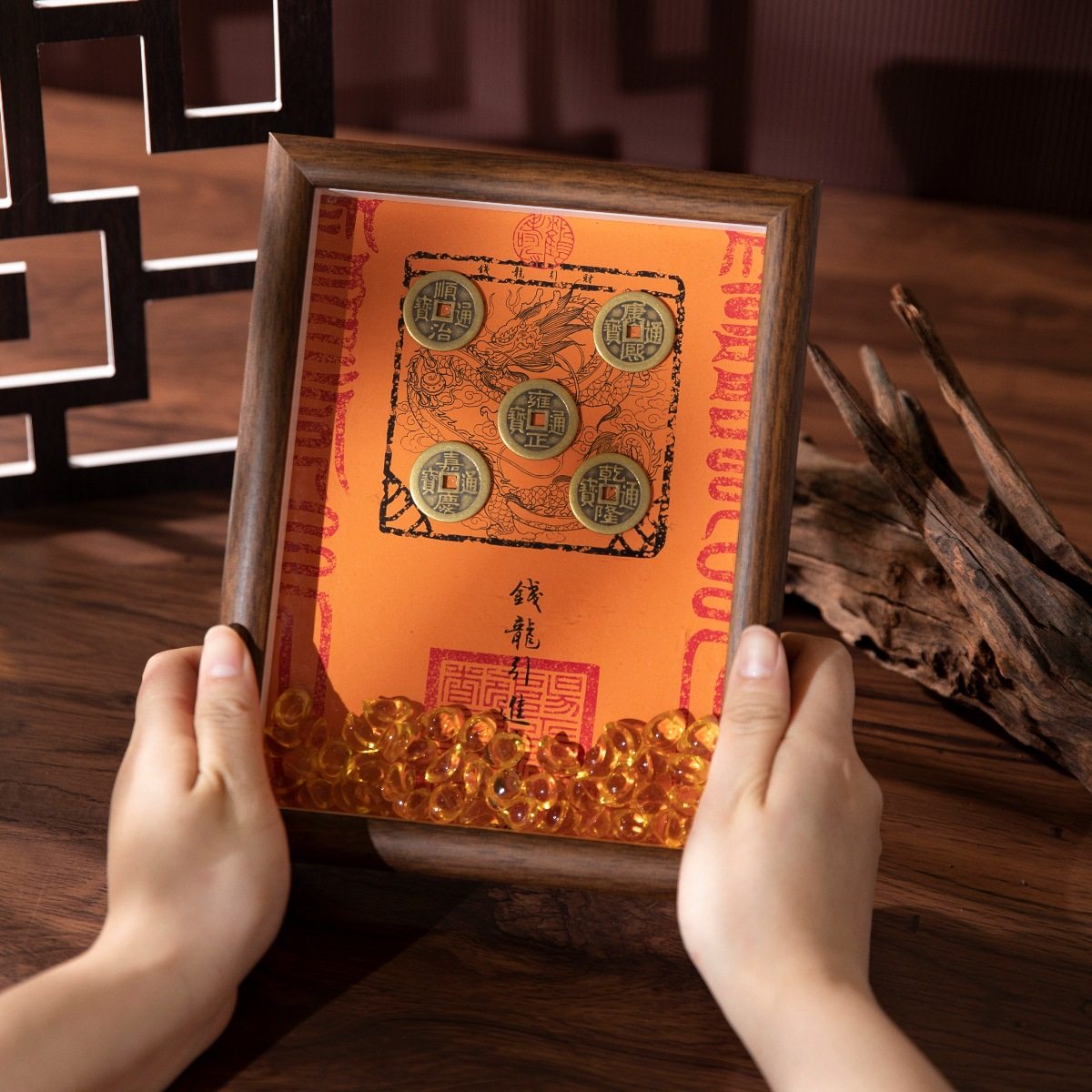 新年起运钱龙引财五帝钱道家水晶招财办公室国潮摆件桌面摆台礼物,家居饰品,国学摆件,淘宝优惠券,粉丝福利购,淘宝优惠卷