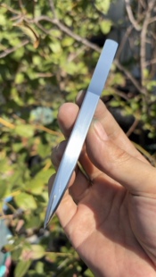 440c不锈钢特厚壁镊子超硬淬火料手工制作，支持定制外形尺寸