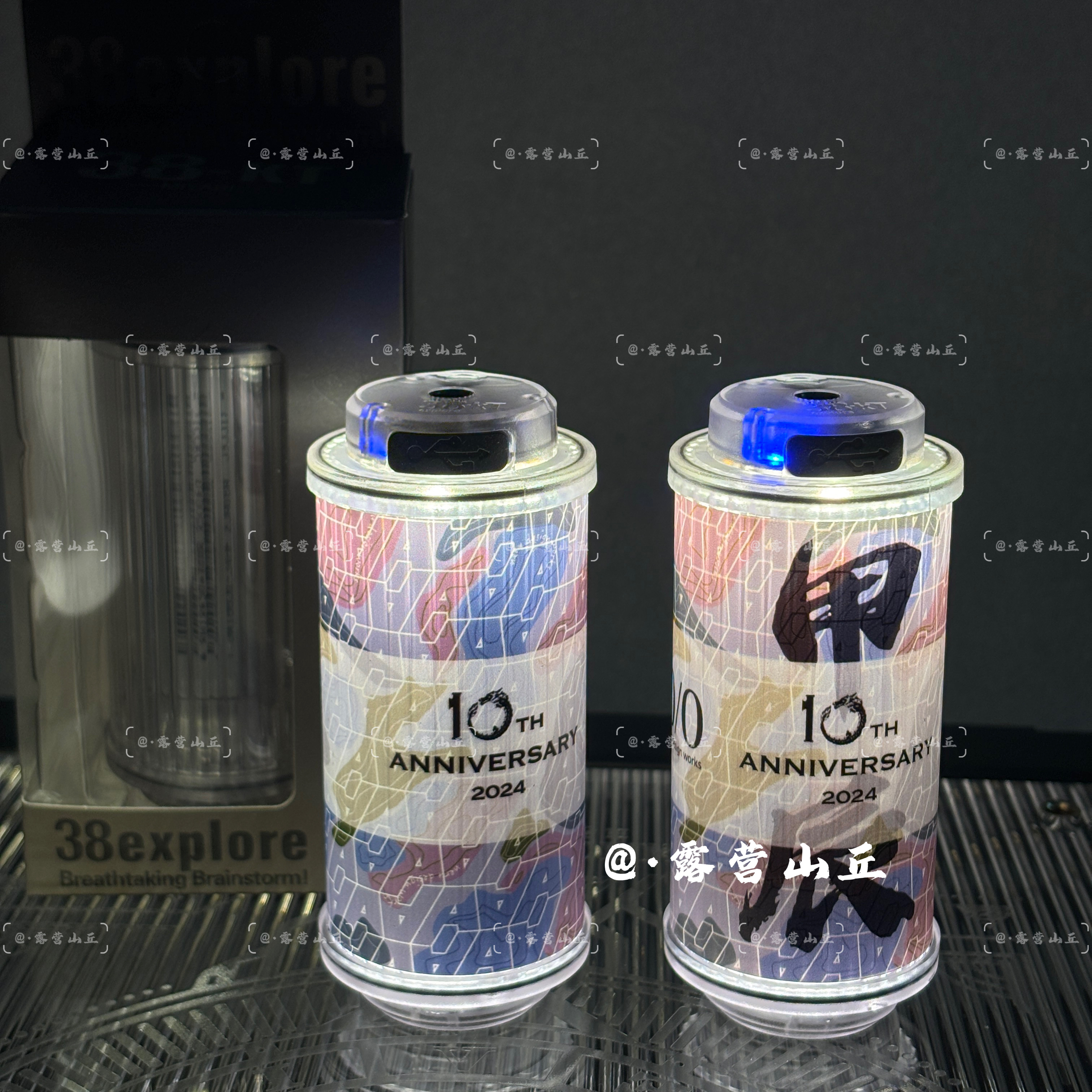 38灯贴纸！复刻38explore灯贴纸，户外露营贴纸新配色精品版