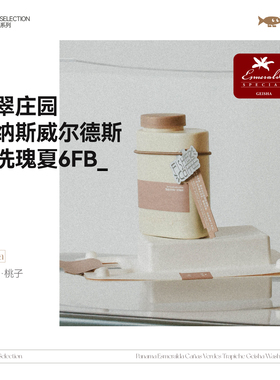 FISHER黑牌 巴拿马翡翠庄园卡纳斯威尔德斯水洗瑰夏6FB咖啡豆100g