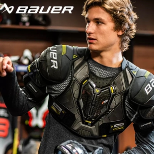 25鲍尔冰球护具bauer mach青少年成人精英款冰球护胸护肘护腿高级