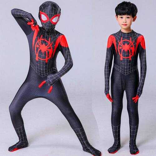 迈尔斯蜘蛛侠衣服紧身衣生日礼物