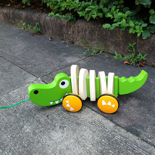 小拖车学走0-1-2岁半益智玩具