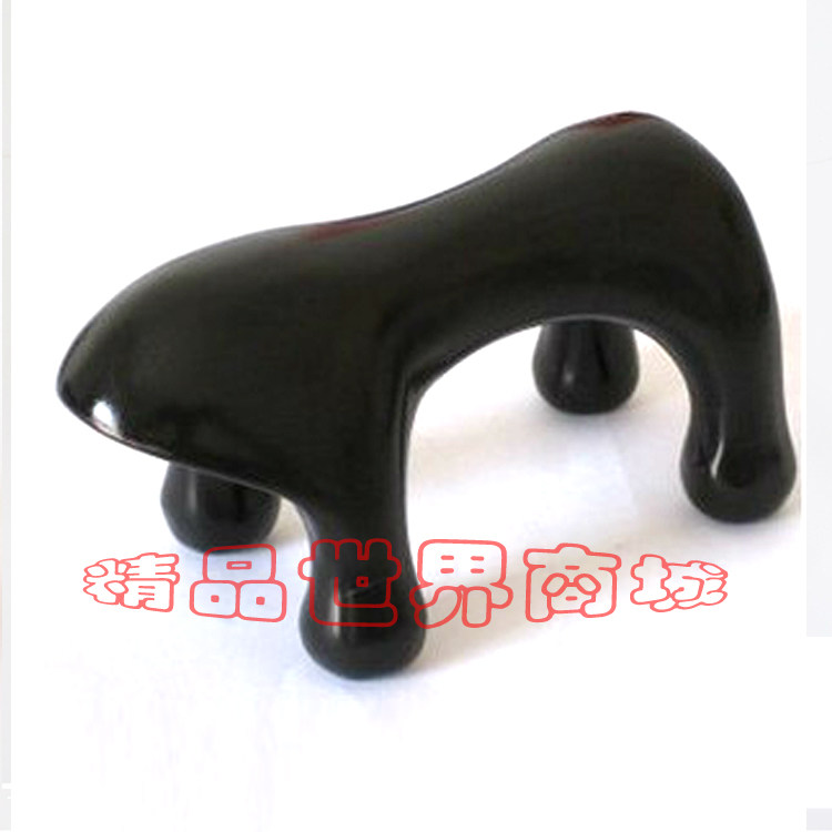 正品 泗滨砭石经络动力虎/颈椎脊椎按摩器/按摩狗 砭狗四脚点穴按