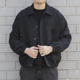 夹克男装 新款 潮流百搭帅气黑色日系复古短款 外套男薄款 上衣 春秋季