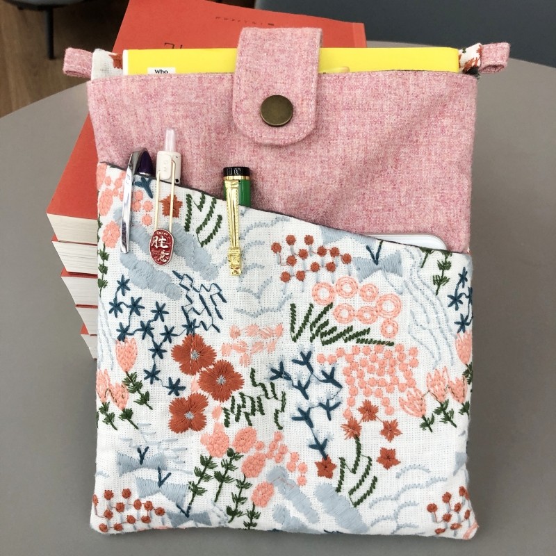 刺绣读书笔袋笔记本二合一收纲包便捷手机包A5收纳袋学生女,箱包皮具/热销女包/男包,通用款女包,淘宝优惠券,粉丝福利购,淘宝优惠卷
