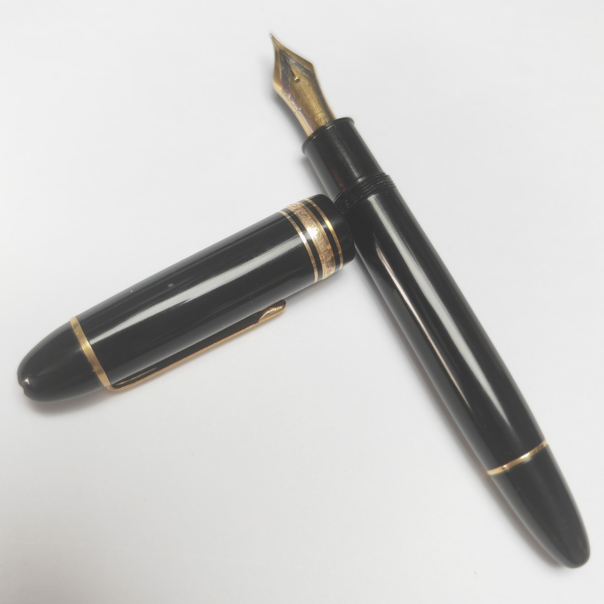 万宝龙149钢笔阳光手工打磨