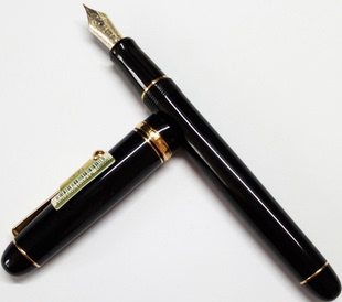 百乐74钢笔14K金尖7天包退终身免费复磨阳光手工定制打磨牛角尖