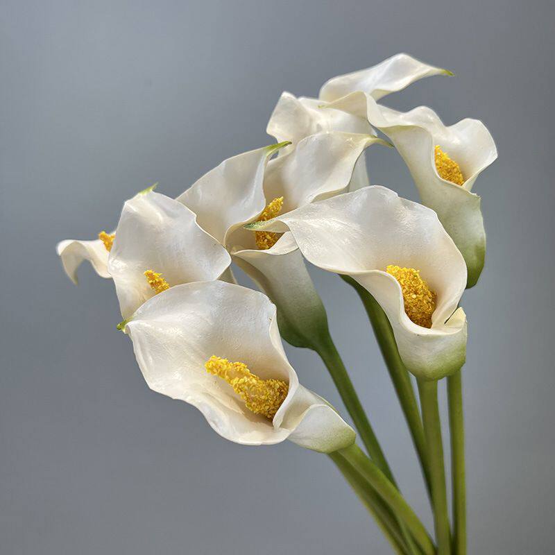 仿真花厚pu马蹄莲假花家居装饰软装花艺花材小海芋婚庆道具手捧花