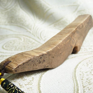 马来西亚沉香手把件 木檀世家东马金丝纹如意手玩件A57木雕工艺品