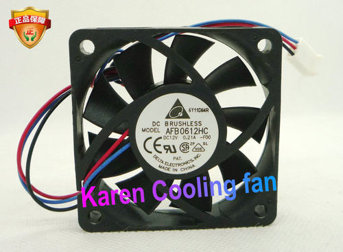 Delta/台达 6013 DC12V 0.21A AFB0612HC 6cm 散热风扇