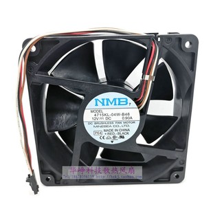 04W 12V B46全新原装 12038 0.9A散热风扇12CM4线 日本NMB 4715KL