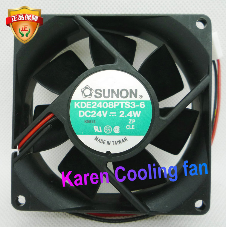 原装Sunon/建准 8025 DC24V 2.4w kd2408pts3-6 8cm 散热风扇