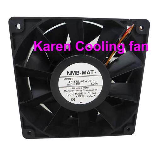 4715RL-07W-B86全新原装NMB 12CM 24V 48V 变频器散热风扇