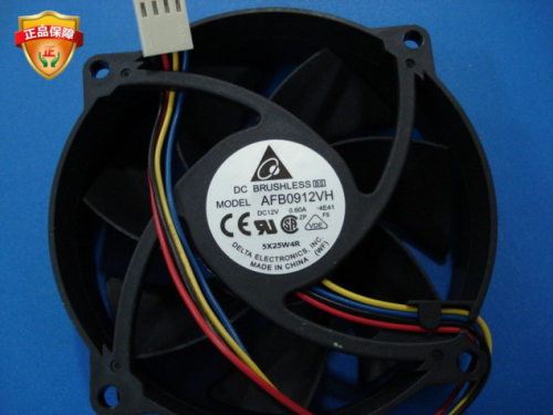 Delta/台达AFB0912VH 9225 12V 0.60A 四线PWM CPU 散热风扇