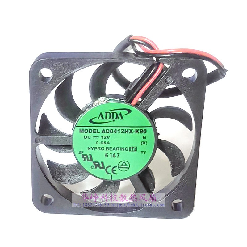 AD0412HX-K90 ADDA 4cm 4006/4007 12V超薄微型笔记本USB静音风扇