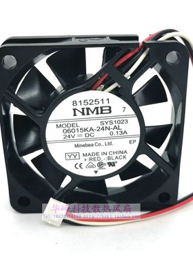 全新06015KA-24N-AL美蓓亚NMB2406KL-05W-B59 24V 6015发那科风扇