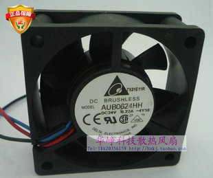 AUB0624HH DC24V 0.22A 原装 6025 台达 6CM 散热风扇 Delta