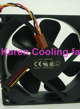 DSB0912M全新Delta/台达9225 DC12V 0.19A静音机箱散热风扇9CM3线