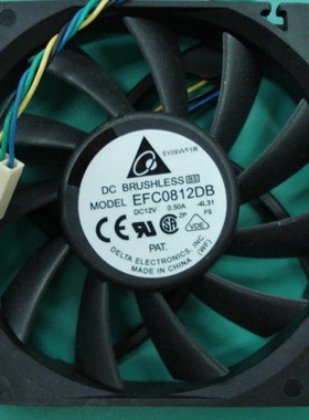 热销推荐原装 Delta 台达8015 4线风扇 DC12V 0.50A EFC0812DB