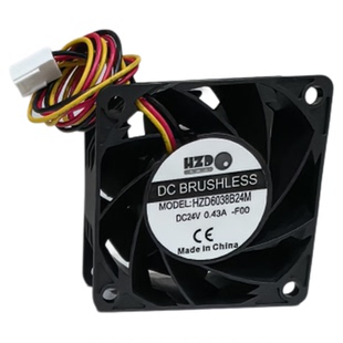 0.43A DC24V 6cm散热风扇hzdo 6038 HZD6038B24M全新原装