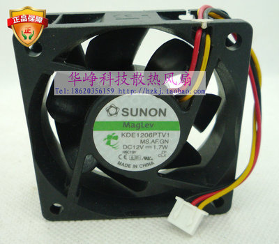 原装SUNON/建准 6025 DC12V 1.7W KDE1206PTV1 6cm 散热风扇